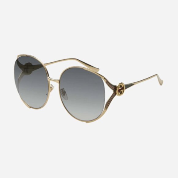 NWT GUCCI AUTHENTIC SUNGLASSES, WOMEN OVERSIZDE GUCCI - Picture 1 of 6